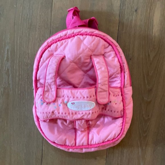 Girl Bitty Baby Backpack - Picture 9 of 10